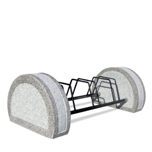 Portabici in cemento da 3, 5, 7 posti