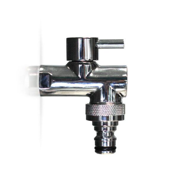 Rubinetto a leva cromato